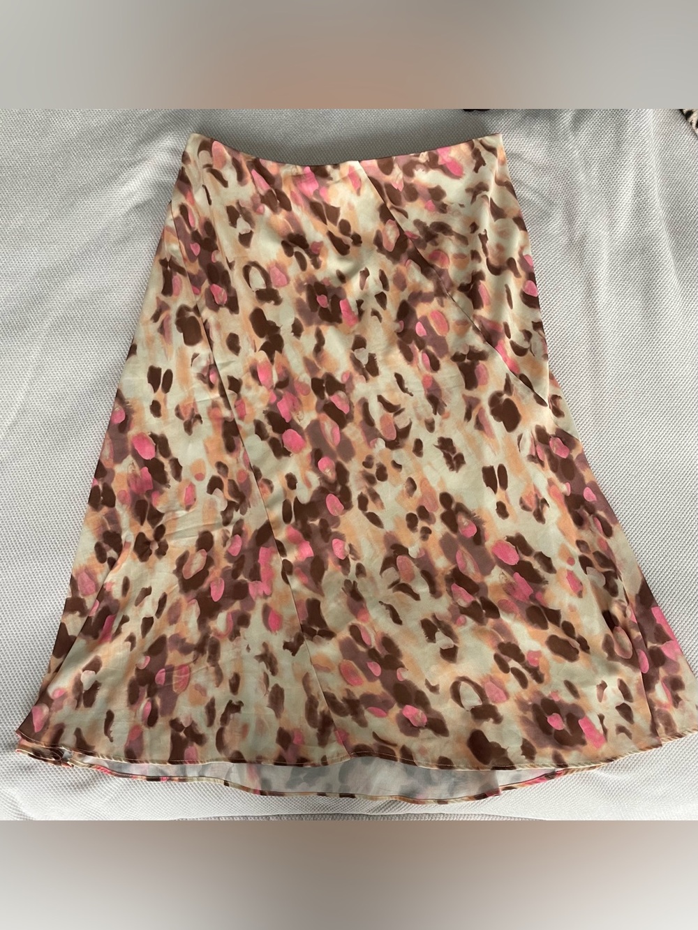 Banana Republic A-Line Skirt in Abstract Leopard Print